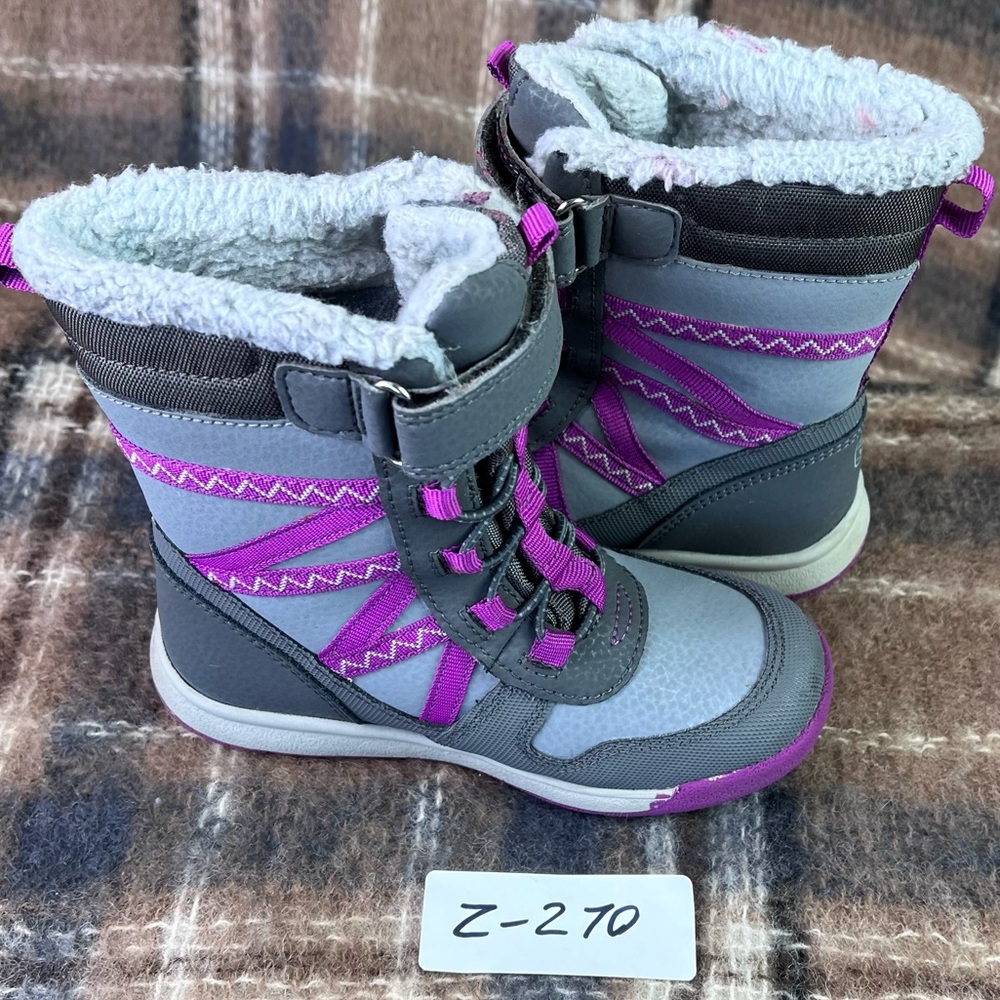 Merrell snow waterproof crush boots size 9 toddler girl pink 200 grams